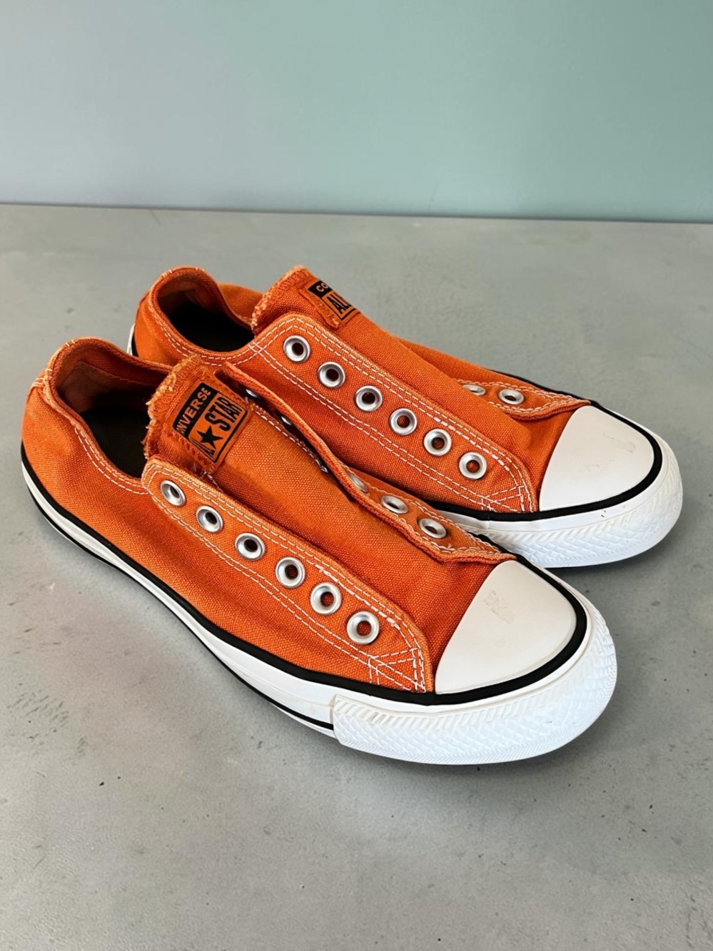 Converse Chuck Taylor All Star Shoreline Slip On Orange Women’s 6.5